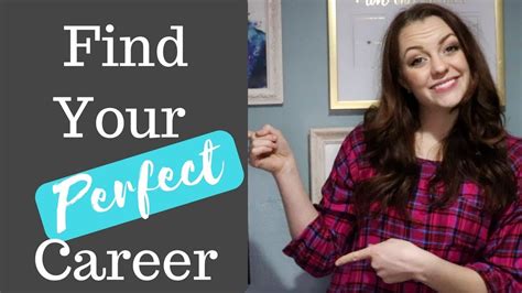 How To Find The Perfect Career For You Youtube