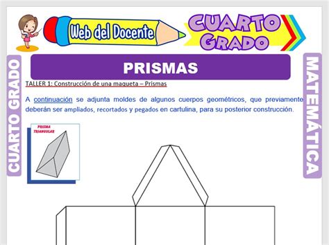 Los Prismas Para Cuarto Grado De Primaria Web Del Docente