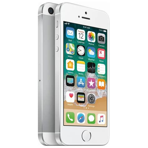 Apple Iphone Se 128gb Unlocked Gsm Phone W 12mp Camera Silver