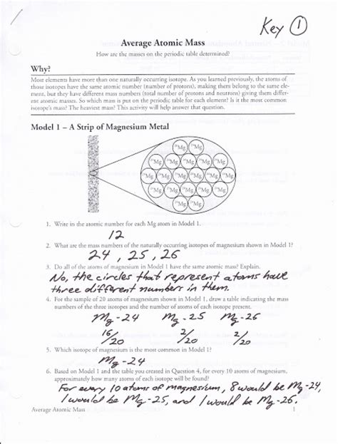 The term average atomic mass is a. 32 Average Atomic Mass Worksheet Answer Key - Worksheet ...