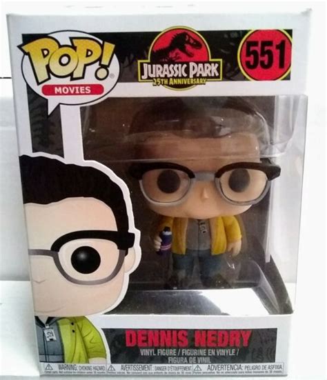 Funko Pop Dennis Nedry Jurrasic Park 25ty Anniversary 551 Ebay