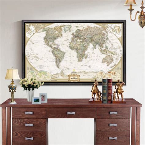 Check spelling or type a new query. Poster Peta Dunia Large Vintage World Map 28x18 inch ...