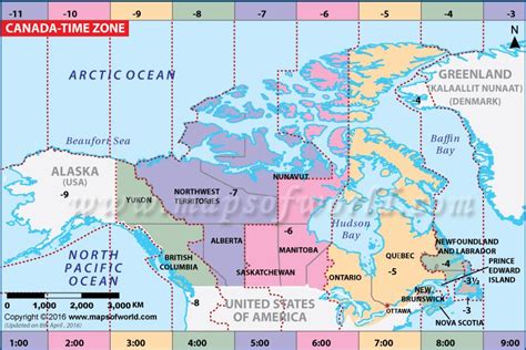 Canada Time Zone Map Current Local Time In Canada Artofit