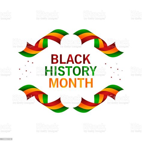 Black History Month Vector Design For Banner Print And Greeting