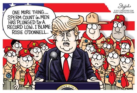 Cartoons Donald Trump And The Boy Scouts