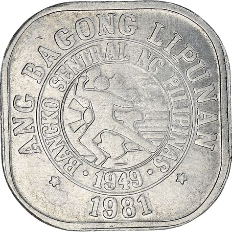 Coin Philippines Sentimo 1981 Aluminum Km224 Asian And Middle