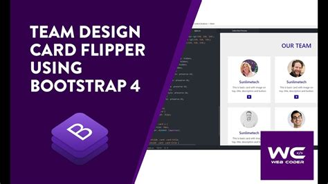 If you are on the hunt for something different, you can always consider using poco. Team design card flipper using bootstrap 4 - YouTube