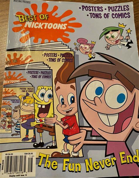 april 2005 nickelodeon nick mag presents best of nicktoons the fun never ends 3934573433