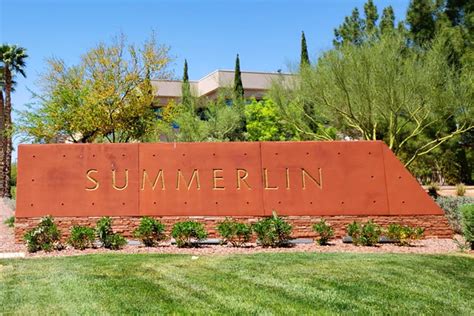 The 55 Communities In Las Vegas Summerlin