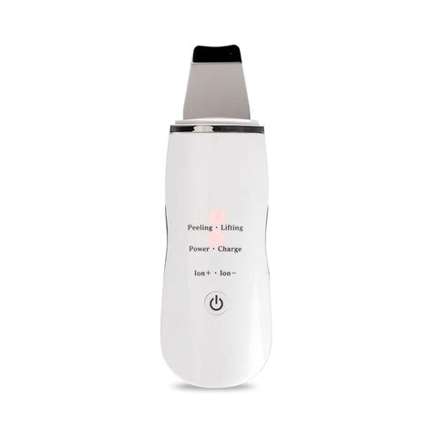 ultrasonic skin scrubber rechargeable facial pore cleaner sonic face peeling lifting blackhead