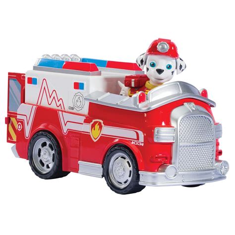 Buy Paw Patrol Basic Vehicle And Pup Rescue Marshall At Mighty Ape Nz