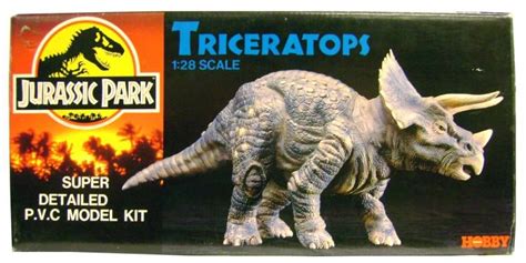 Jurassic Park Triceratops 128ème Super Detailed Pvc Model Kit