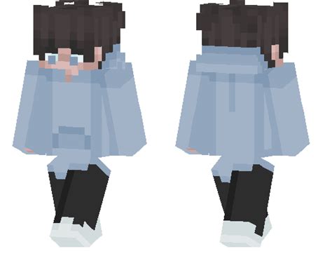 Blue Hoodie Teen Minecraft Pe Skins