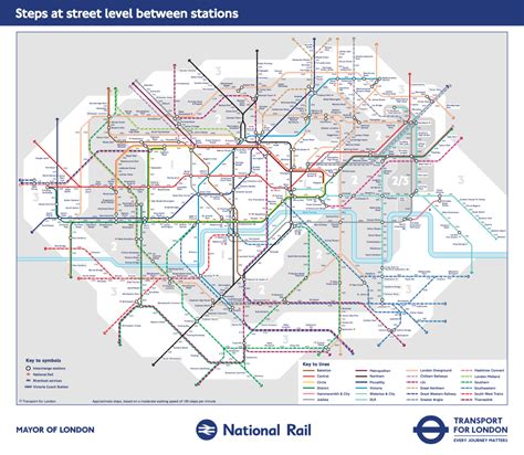 Tfls Walking Tube Map For A Healthier Commute Mapway