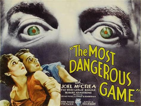 Conceptual Storytelling The Most Dangerous Game Posters