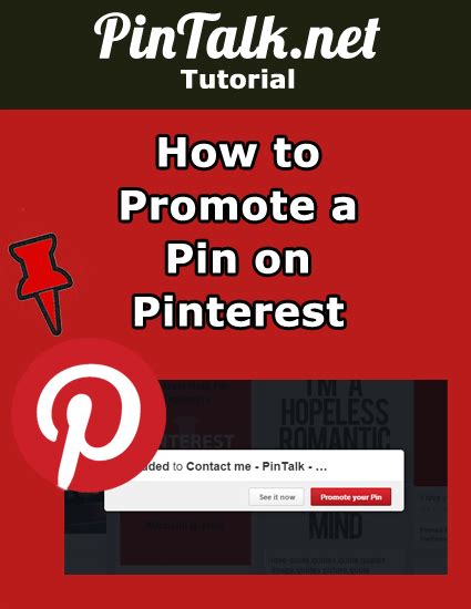 how to promote a pin on pinterest pinterest tutorials