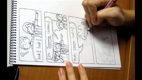 Seeing how you're going to be drawing this character a lot over the course of your comic, it's a good nail down their look so you can be consistent. How I draw comics! (My Life in Japan) - YouTube