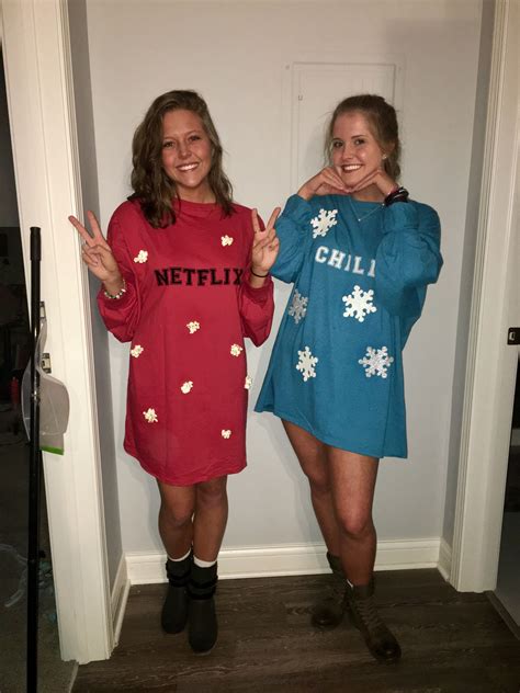 Yes you have seen it everywhere on instagram and twitter its netflix and chill. its easy to make for everyone. netflix & chill halloween costume | halloween | Pinterest | Netflix, Halloween costumes and Costumes