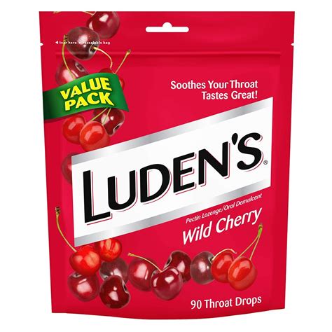 Ludens Wild Cherry Cough Throat Drops Soothes Your And Tastes Great