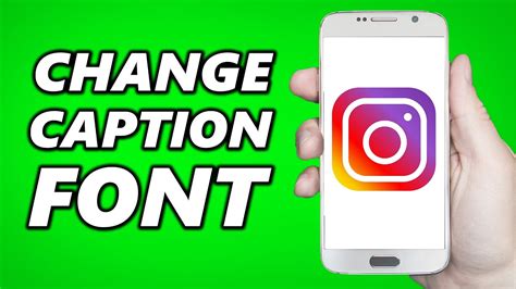 How To Change Instagram Caption Font Youtube