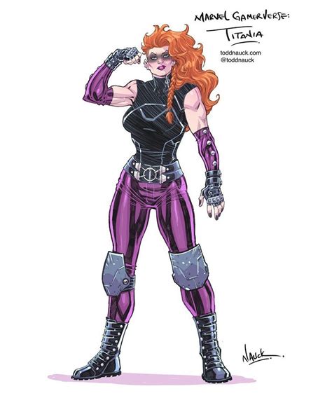 Titania My Redesign For The Ps4 Marvel Gamerverse Comic Avenger