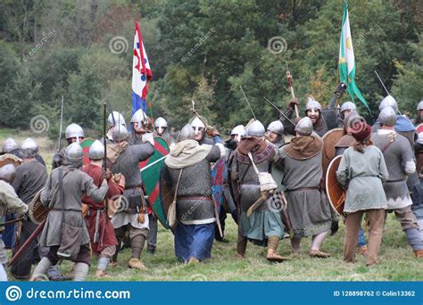 Battle Of Hastings Reenactment Editorial Photography Image Of 1066