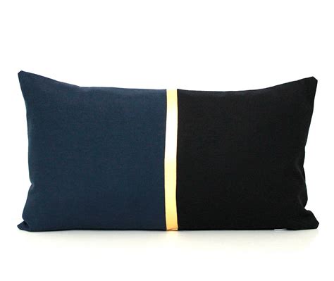Navy Blue Pillow Dark Blue Cushion Black and Navy Blue Pillow | Etsy | Navy blue pillows, Blue 
