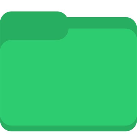 Windows Vista Green Folder Icon Png Clipart Image Ico