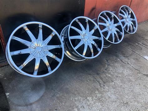 Ford F 150 Lincoln Expedition Rims Wheels 22 Inch Chrome For Truck Suv