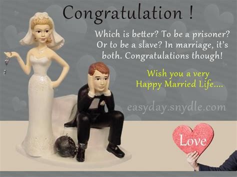 Funny Wedding Day Wishes Quotes Shortquotescc