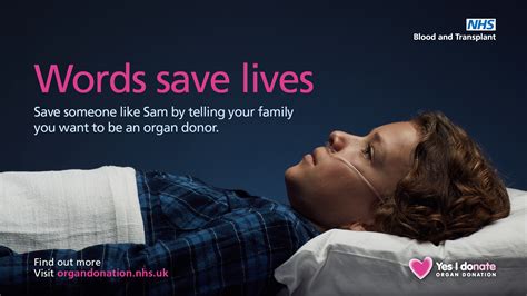 Words Save Lives Nhs Blood And Transplant