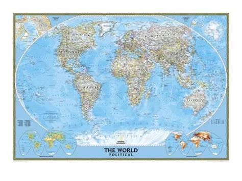 World Political Map Poster National Geographic Maps Allposters
