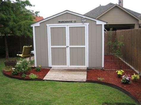 Improve The Looks Of A Storage Shed Backyards Storage