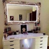 Pictures of Makeup Mirror With Lights Diy