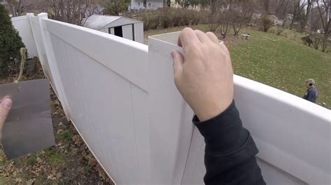 Part 2 Easy Vinyl Fence Repair Youtube