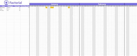 Monthly Time Off Schedule Calendar Template Calendar Template 2023