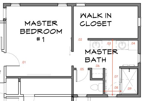 Master Bath Floor Plans With Walk In Shower Two Birds Home