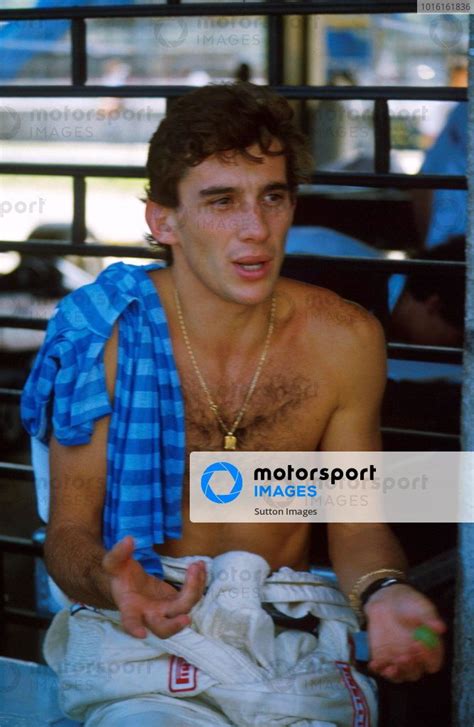 Ayrton Senna Bra Toleman Tg183b Dnf Brazilian Gp Rio De Janeiro 25 March 1984 Racing Driver