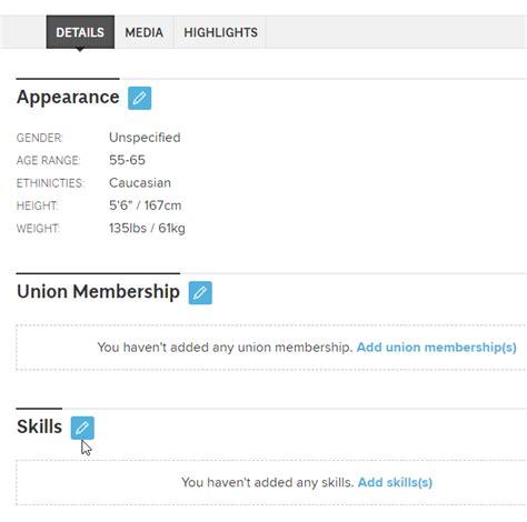 How To Add Skills To Your Profile Backstage Help Center