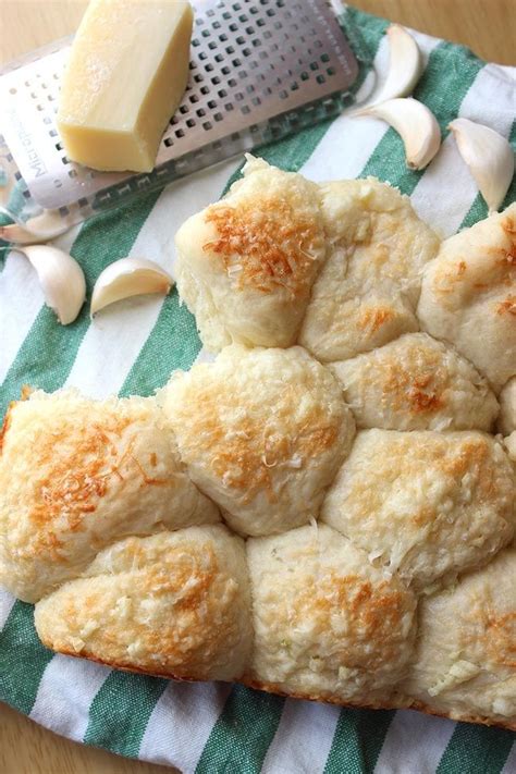 Garlic Parmesan Pull Apart Bread Recipe Rolls Recipe Bread Pull Apart Recipes Pull Apart