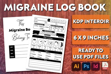 Migraine Logbook Graphic By PID KDP Creative Fabrica