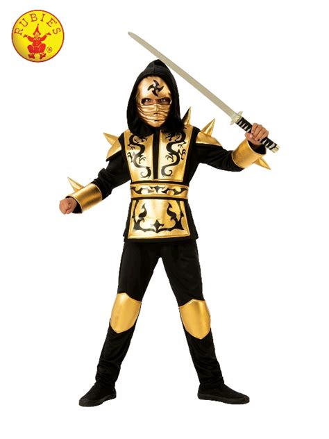 Gold Ninja Costume Child Costume Wonderland