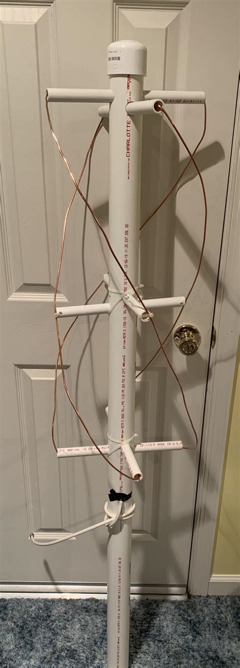 Just Finished My Diy Qfh Antenna Now To Wait For A Satellite Pass To