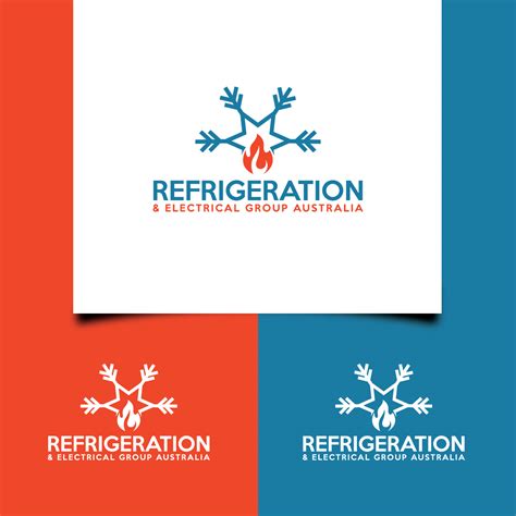 Elegant Playful Logo Design For Refrigeration And Electrical Group
