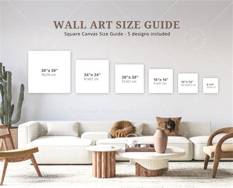 Wall Art Size Guide Square Frame Sizes Guide Canvas Size Guide