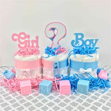 Birthday And Gender Reveal Cake Sdmartindesign