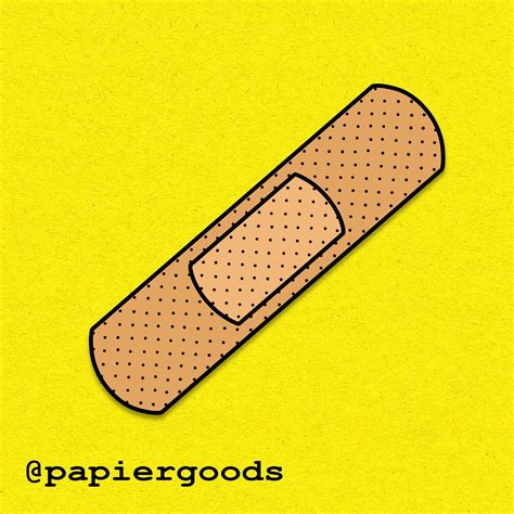 Bandage Sticker First Aid Bandaid Brown Beige Tan Etsy