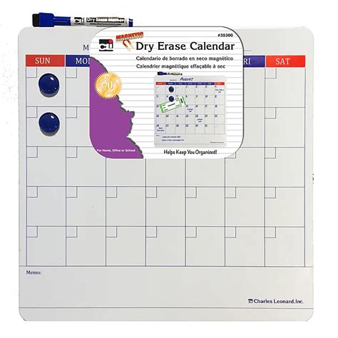 Magnetic Dry Erase Calendar Kurtz Bros