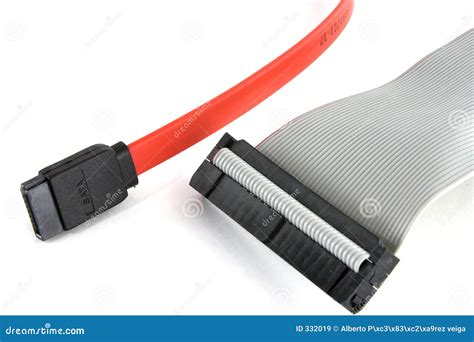 Sata And Ide Cables Stock Image Image Of Hardware Card 332019