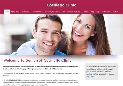 Somerset Cosmetic Clinic Web Designers For Somerset Web Designers
